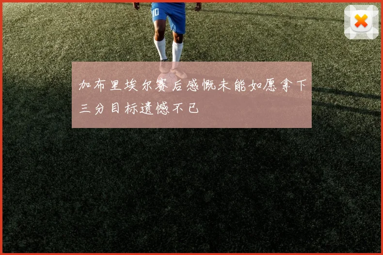 加布里埃尔赛后感慨未能如愿拿下三分目标遗憾不已